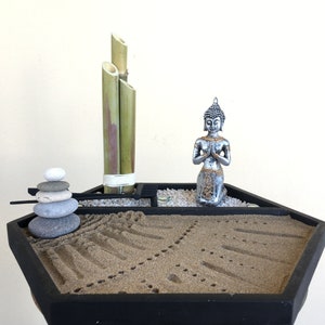 Figuras De Objetos Decorativos, Mesa De Arena De Jardín Zen Japonés,  Artesanías De Buda En Miniatura, Decoración Del Hogar, Mini Kit De Mesa  Para Oficina 230314 De 31,13 €