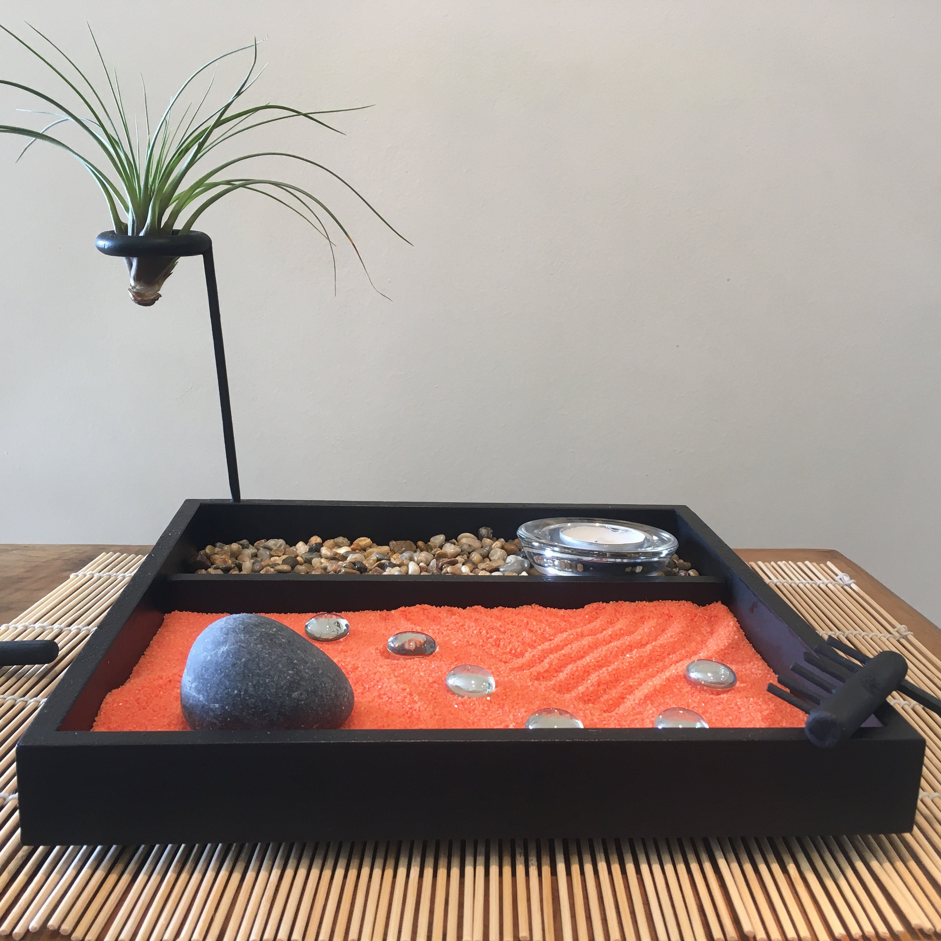 Desk zen garden sand Luxory large set Meditation zen garden Etsy
