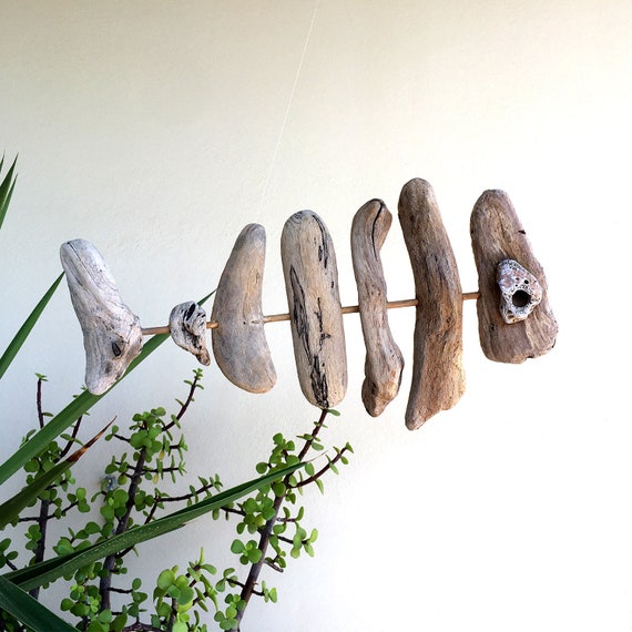 Driftwood Fish Wall Hanging 16 Driftwood Sculpture Etsy