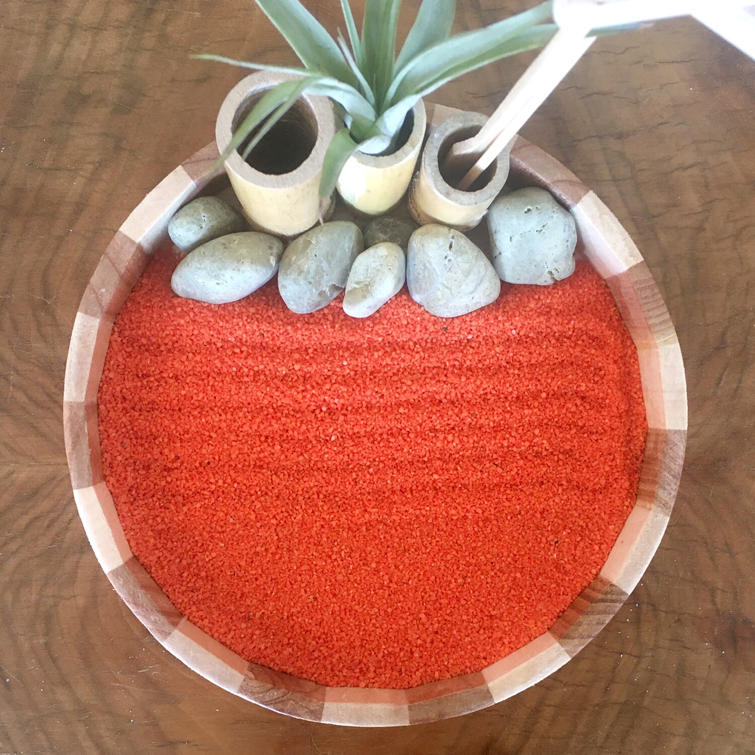 Round Mini Zen Garden Sand Set Zen Gifts Garden Kit With Tools Etsy UK