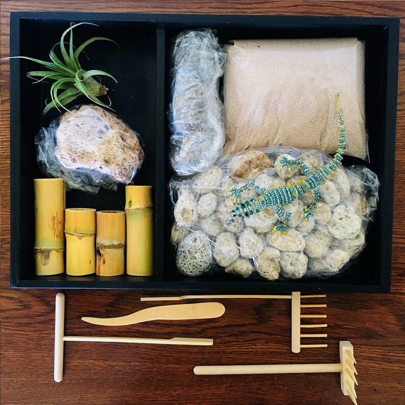 Extra gran jardín zen Zen jardín arena Escritorio zen jardín | Etsy