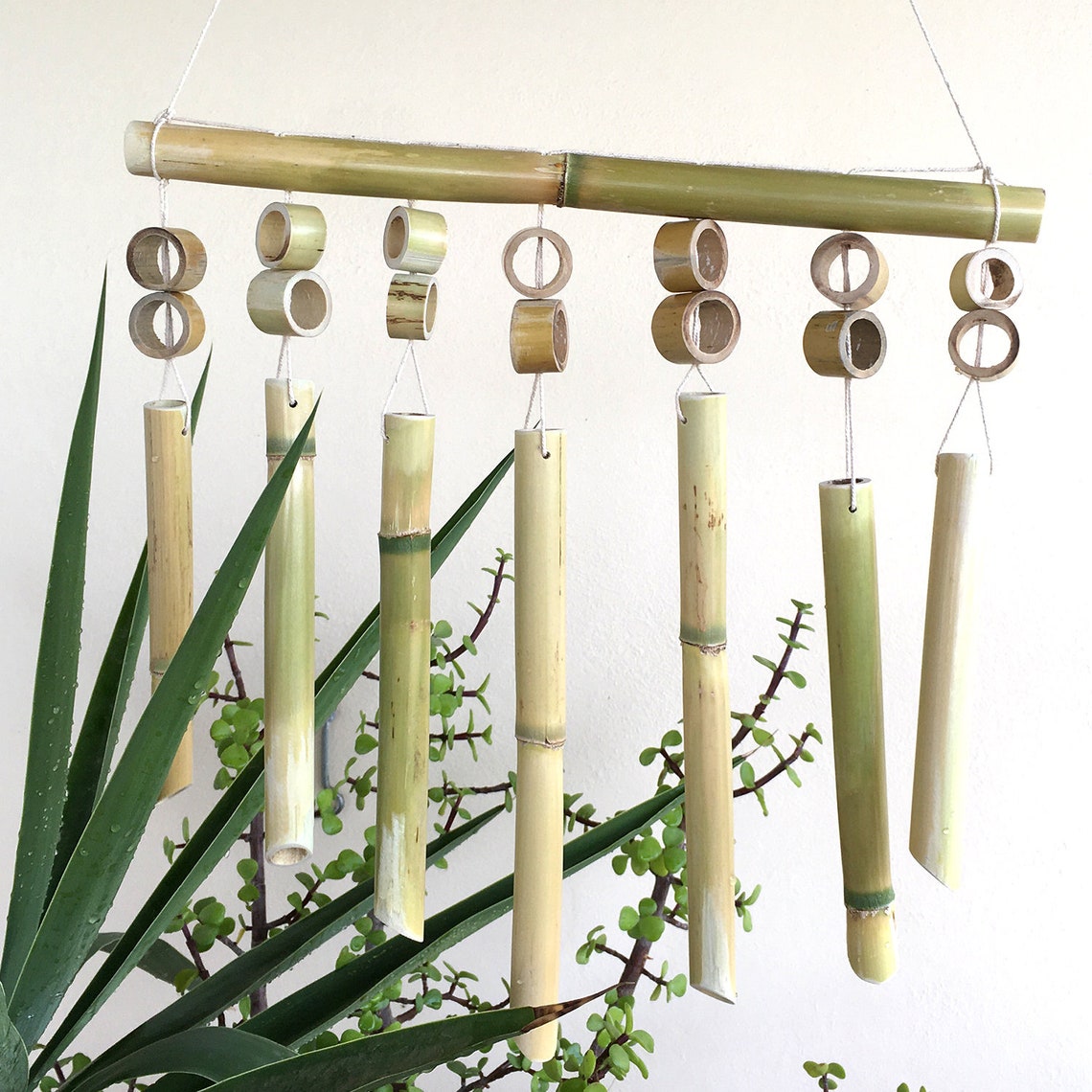 Großes Windspiel für draußen 14 Garten Geschenk Terrasse Etsy.de