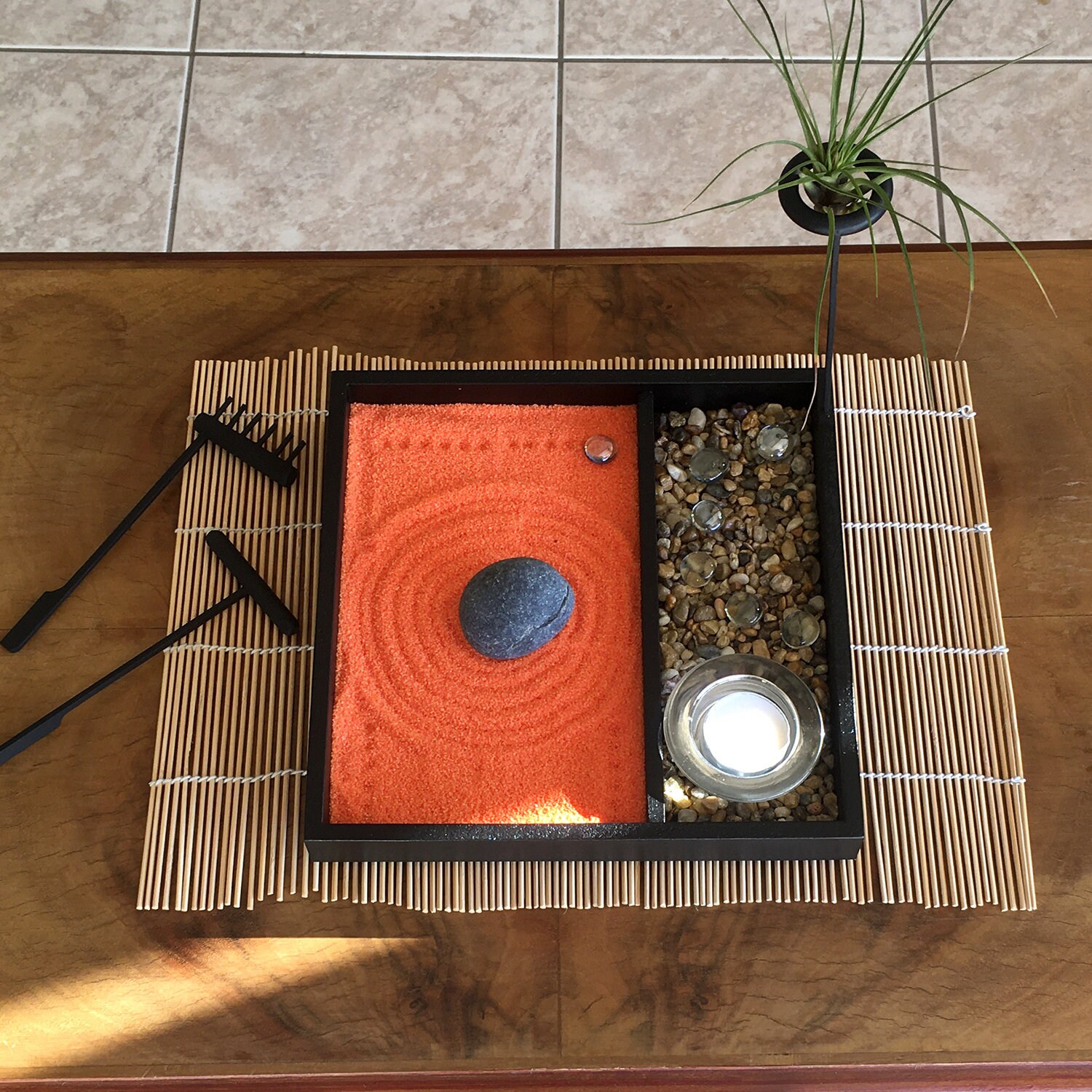 Escritorio zen jardín arena Luxory gran conjunto Meditation | Etsy