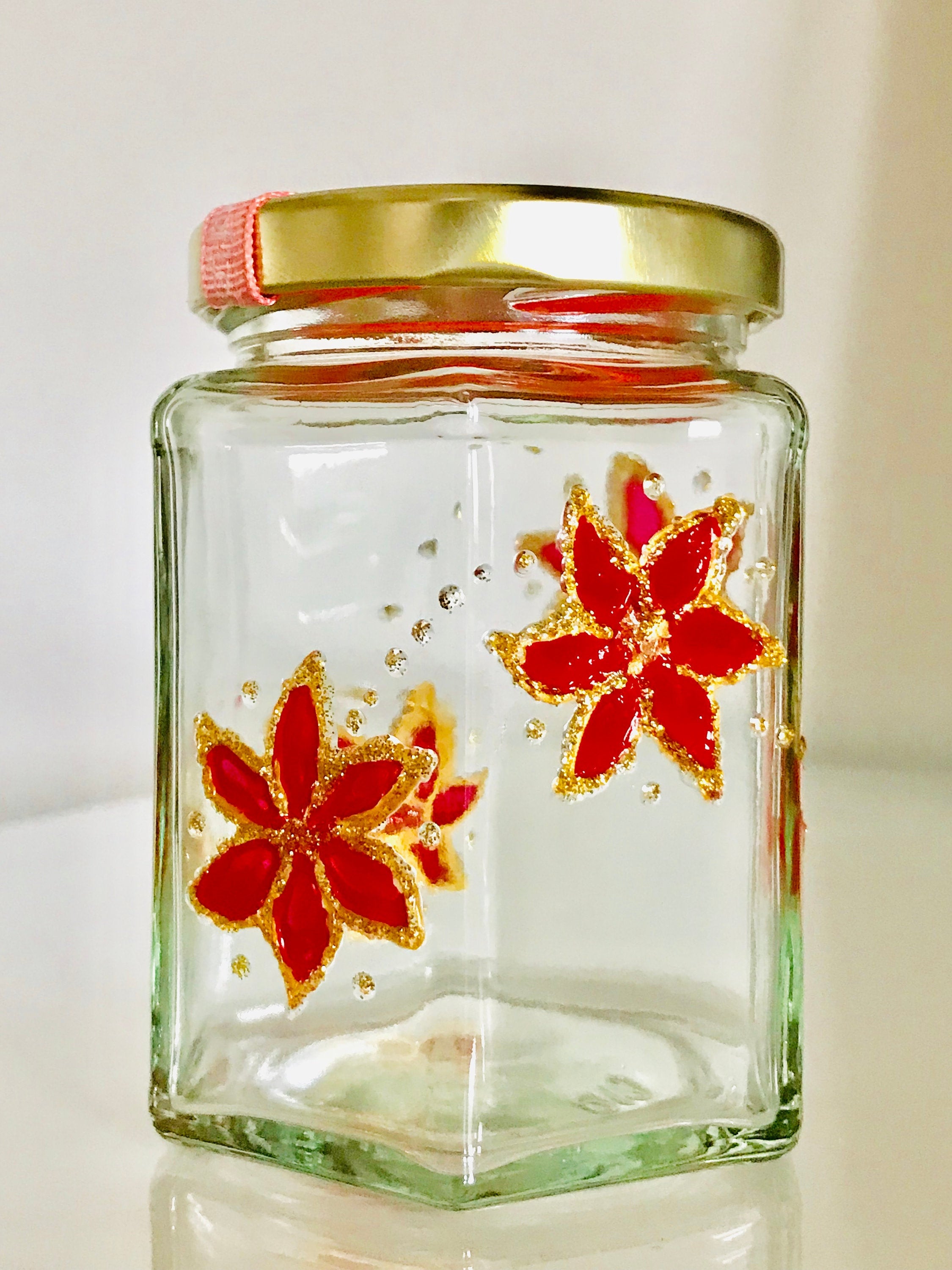 Hand_painted Jar Etsy