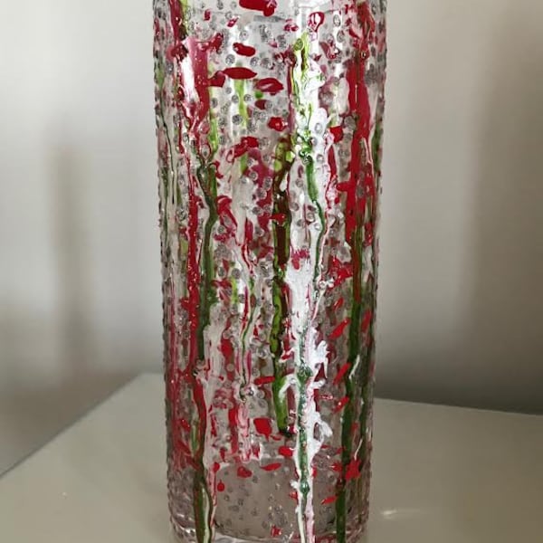 hand painted vase