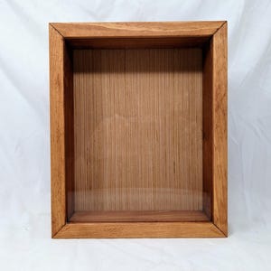 Handmade Rustic Pine Shadow Box 14x17 (inside) Keepsake Display Case