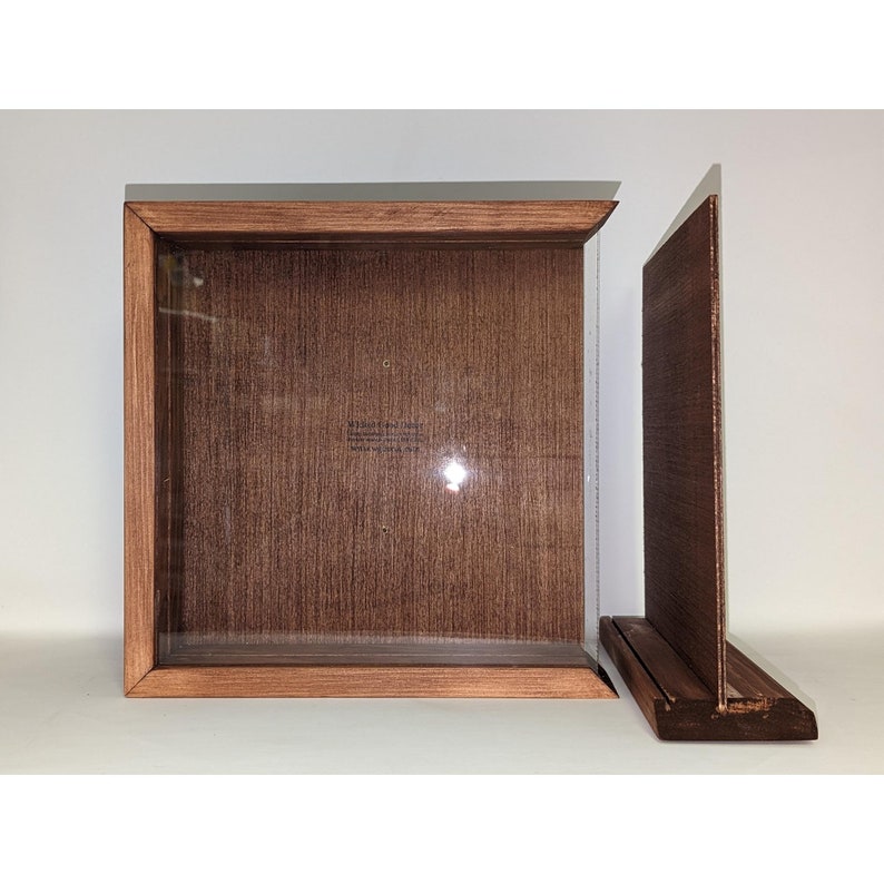 Hidden Compartment Rustic Shadow Box 12x12 Color Options Available Wood Frame Hide Weapons, Money, Jewelry, anything Valuable image 4