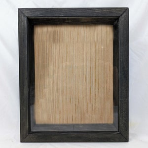 Rustic Shadow Box 16x20 Depth and Color Options Available Wood Frame Perfect for Invitations, Photos, Keepsakes, Wine Corks image 1