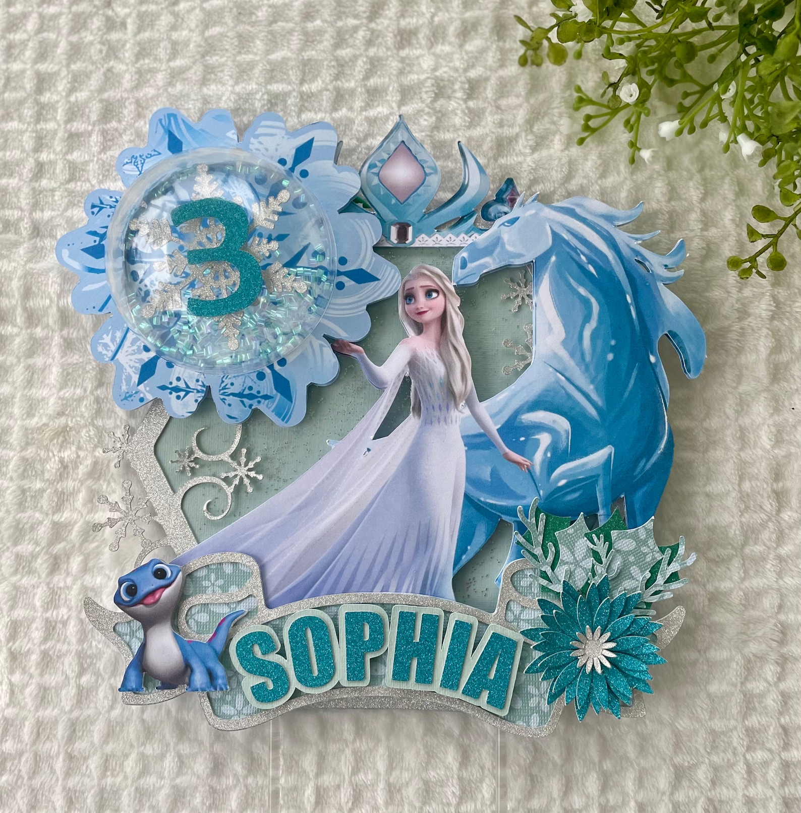 Frozen 2 Cake Topper. Disney Princess. Winter Birthday Party. Etsy