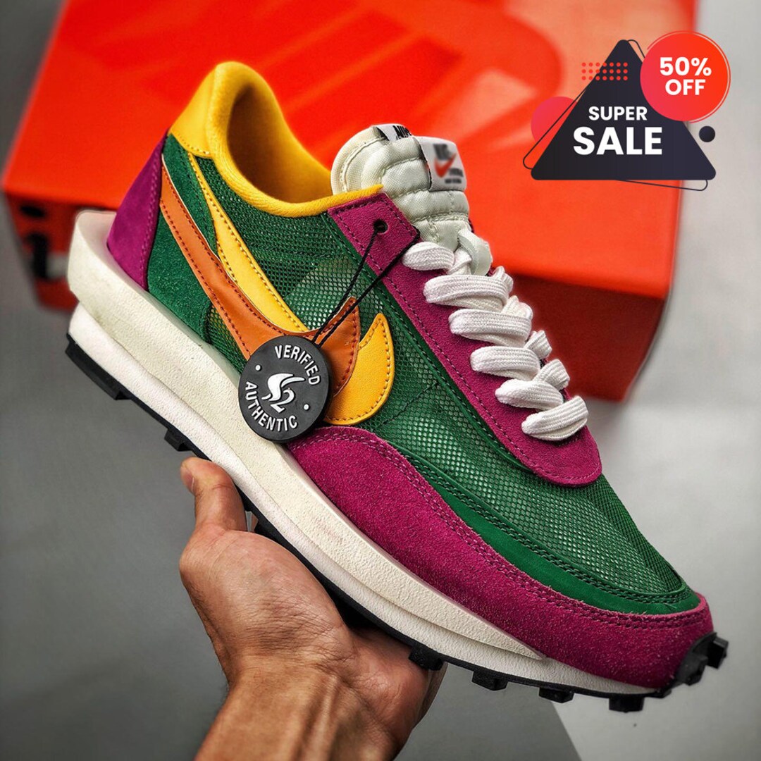 sacai ldwaffle pine green