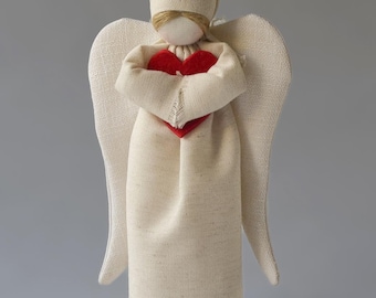 Doctor Art doll Motanka Healing Heart Angel