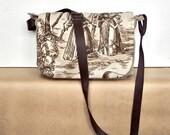 Linen shoulder cross body bag. medium size satchel purse many pockets. Long adjustable straps purse, bag for summer.