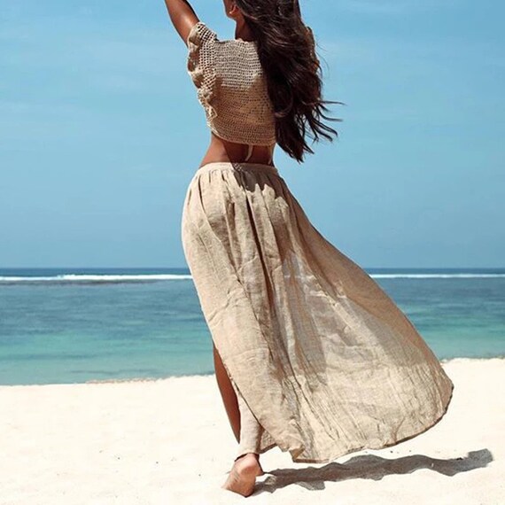 Bride Squad Bridal Beach Cover Up Sarong Skirt Personalised | Etsy
