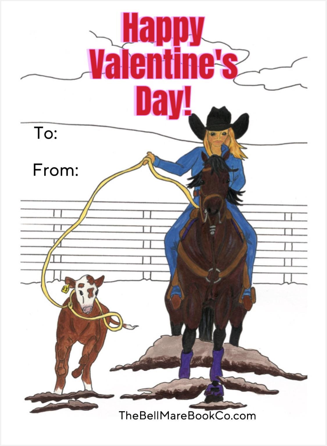 Rodeo-themed Valentine's Cards for Cowkids - Etsy