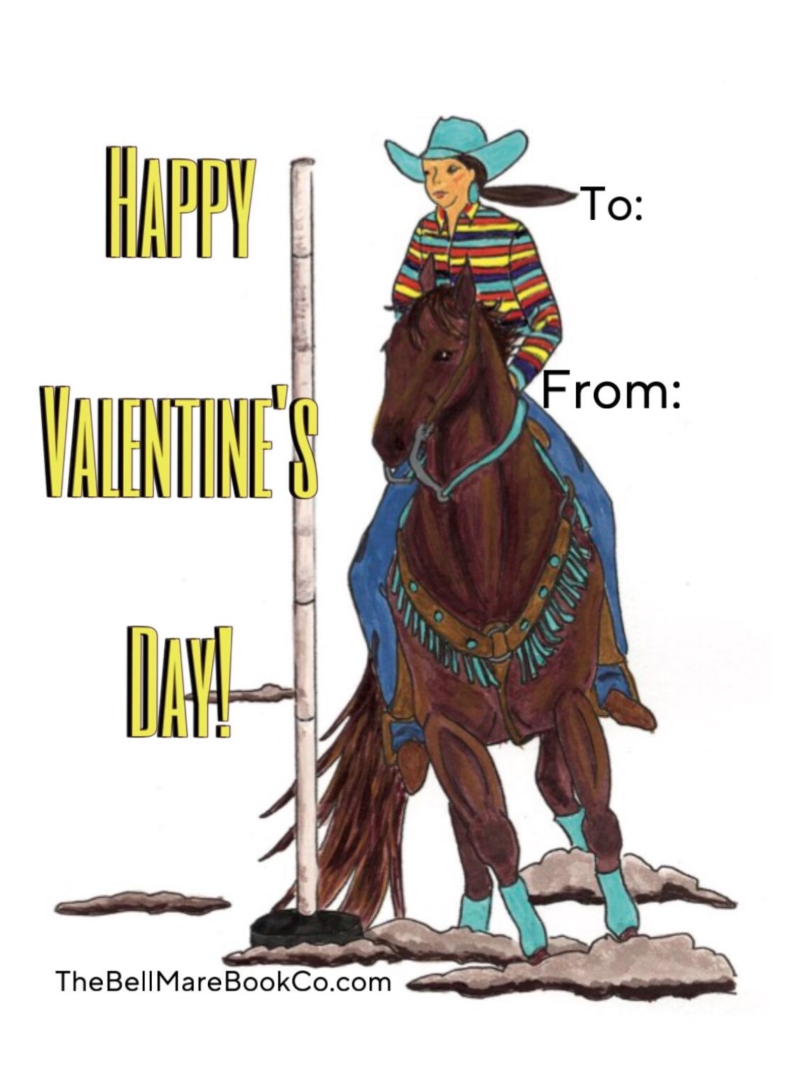Rodeo-themed Valentine's Cards for Cowkids - Etsy