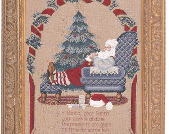 Luca-S  Santa Claus Stocking Cross Stitch Kit PM1231 – Hobby