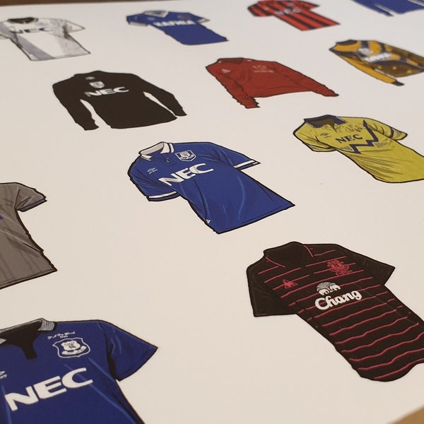 Everton Shirts Print