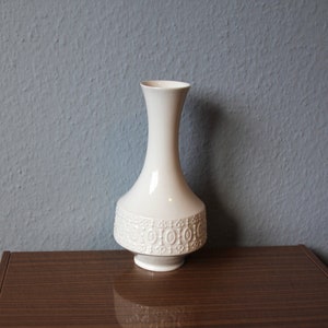 KPM Bavaria porcelain vase white 70s
