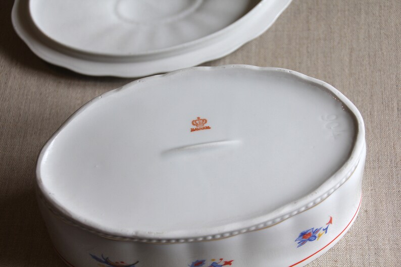 Porcelain Lid Can Spray Decor 20s 30s Art Deco