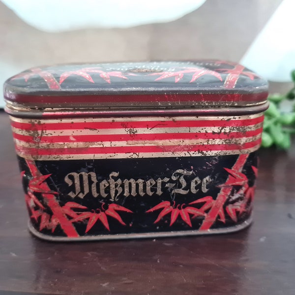 Meßmer Teedose Vintage Rarität 50er Jahre