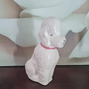 Poodle Midcentury Money Box Ceramic 60s