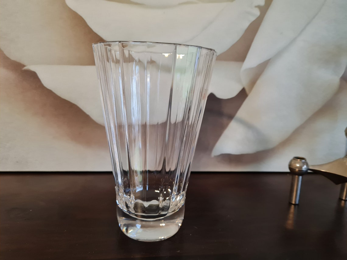 Villeroy & Boch Paloma Picasso Vase Crystal Glass 90s Etsy
