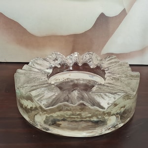 Ashtray cigar ashtray glass 70s