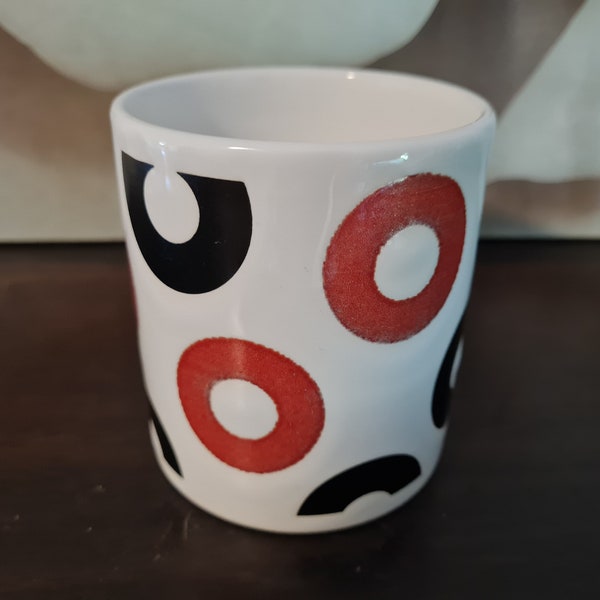 Waechtersbach Ceramic Can Utensilo Mug 70s