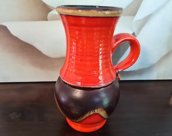 Jasba Vase Keramik Boho 70er