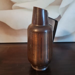 Copper Vase Pot Flower Pot Midcentury
