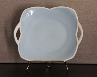 Alka Art Alboth & Kaiser Art Deco Pastry Plate baby blue 50s