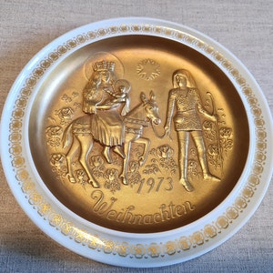 Hutschenreuther Weihnachtsteller Ole Winther 1973