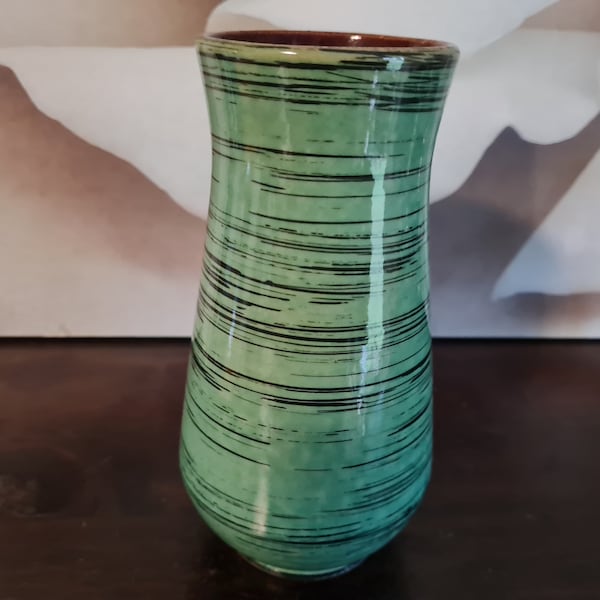 Bay Vase Keramik Mod. 612 50er Jahre