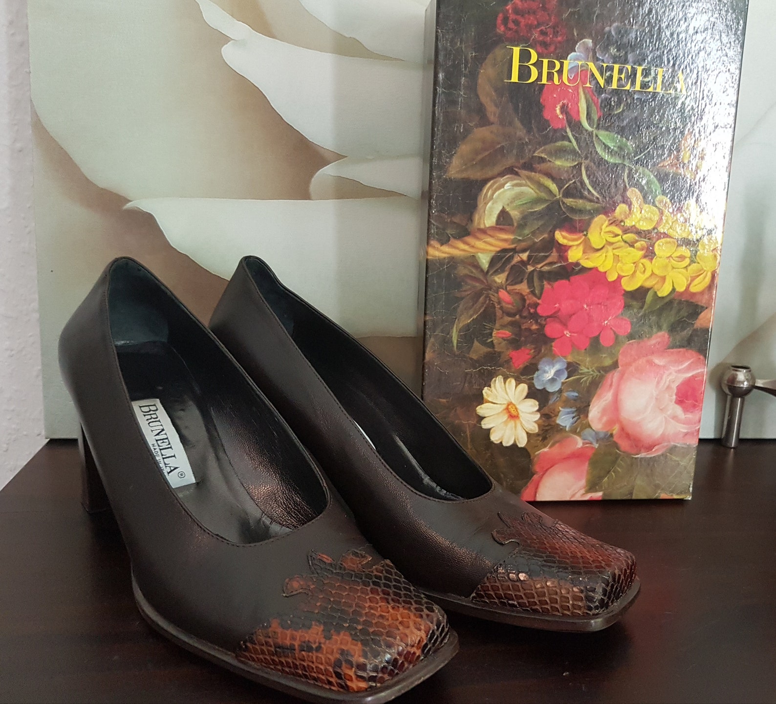 90s Pumps Snakeprint Brunella Italy Size 395 new Nappa Etsy 90s Pumps Snakeprint Brunella Italy Size 395 new Nappa Etsy