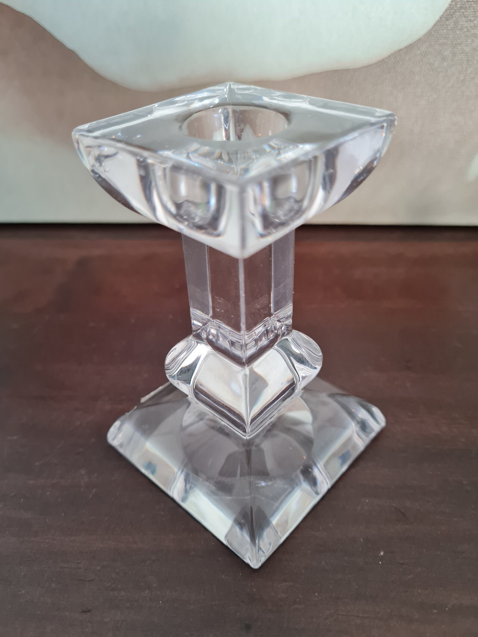 Villeroy & Boch Crystal Glass Candle Holder 80s Etsy