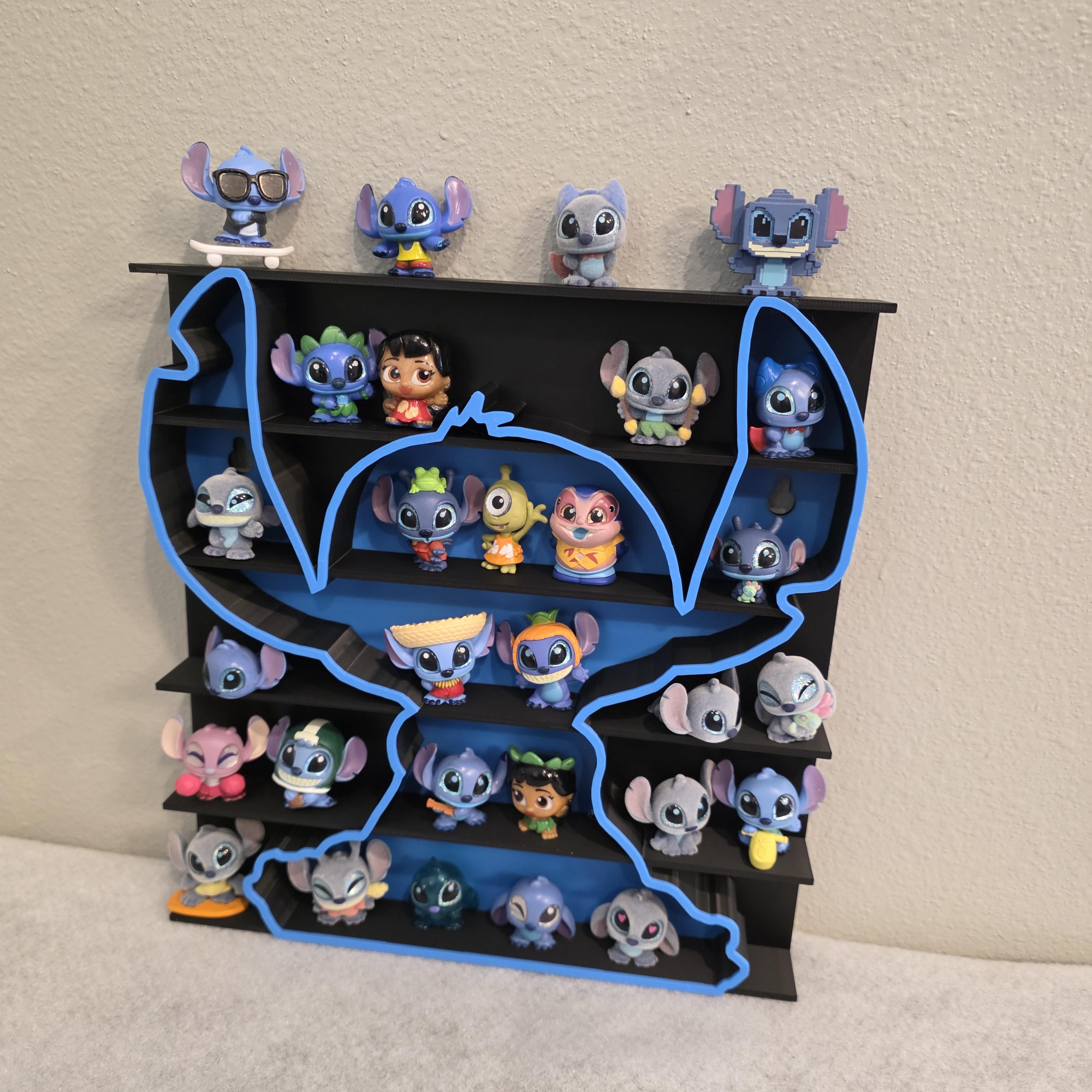 Disney TDL Find Stitch! 2007 ピンラリーコレクション Blue Alien Mini Figure Shelf: 3D Printed Doorables Display - Etsy