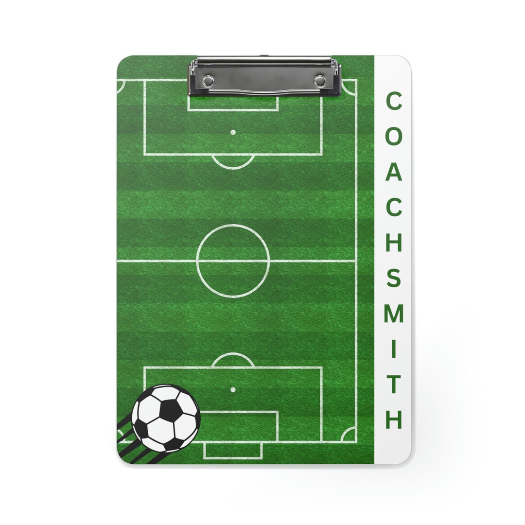 Soccer Clipboard Perfect for Coaches Etsy