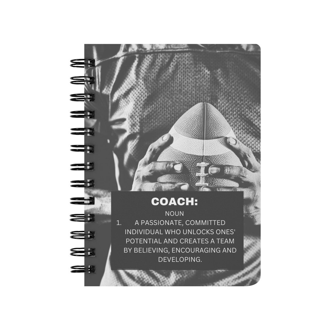 Football Coach Spiralbound Notebook - Etsy
