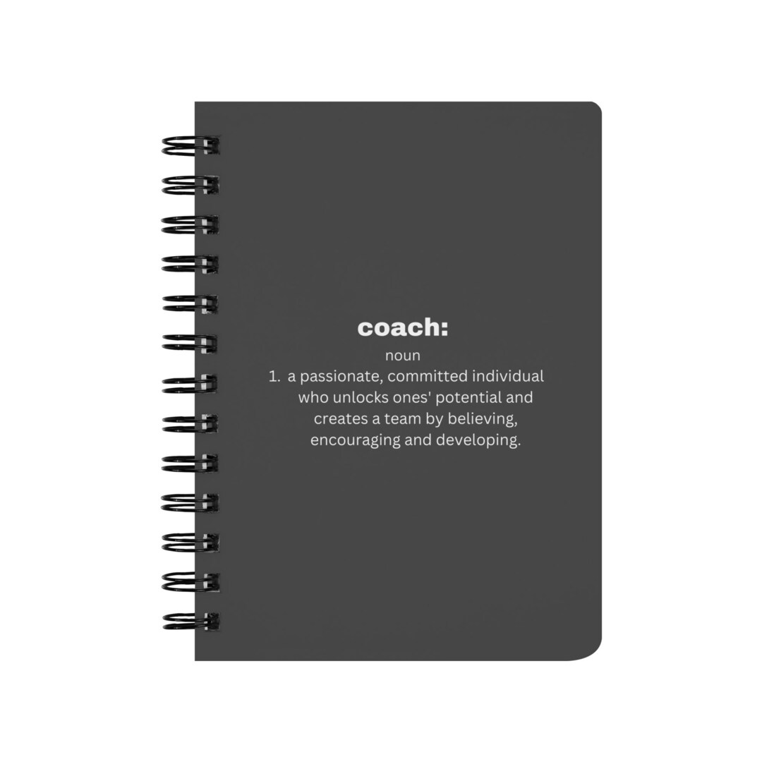 Coach Spiral Notebook Etsy