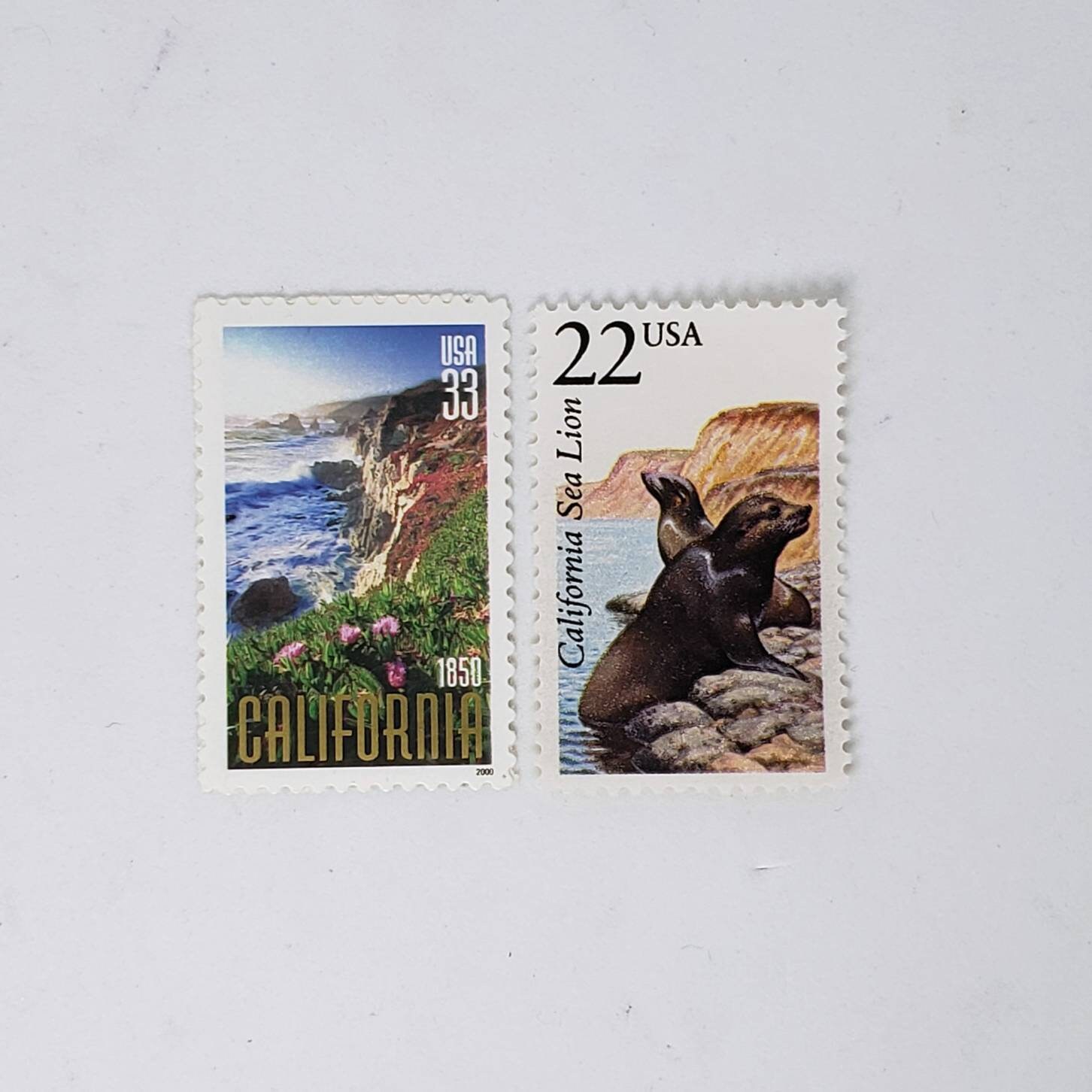 California Themed Mail Postage Stamps (unused) (55 Cents) - Etsy