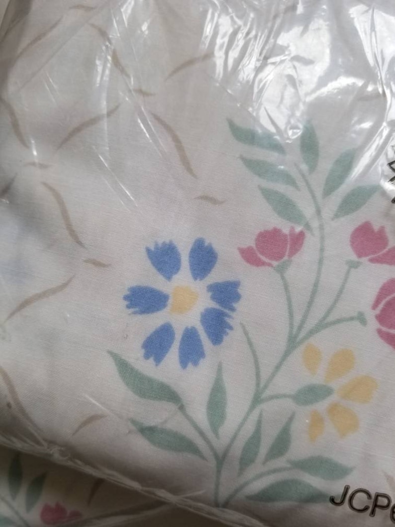 NEW Vintage Sheet Set New in package Full Fitted Sheet AND Full Flat Sheet