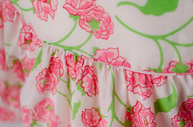 Vintage 1960s Sears Comfort Coat Housedress House Coat Muumuu Mid Mod Floral Mumu Nightgown