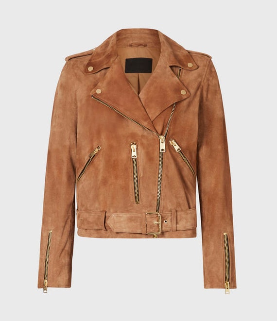 Western Suede Leather Jacket for Mountain Women Etsy Ireland