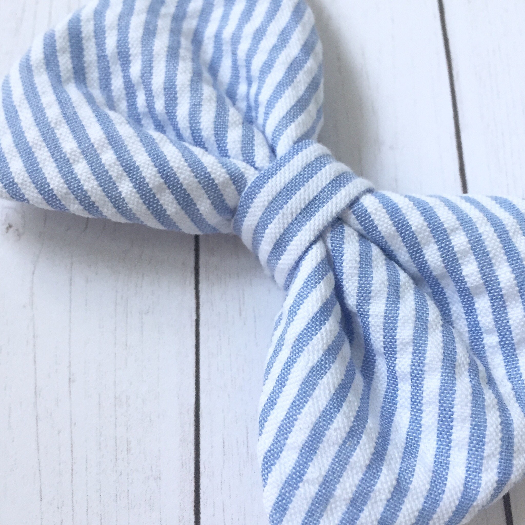 seersucker dog bow tie