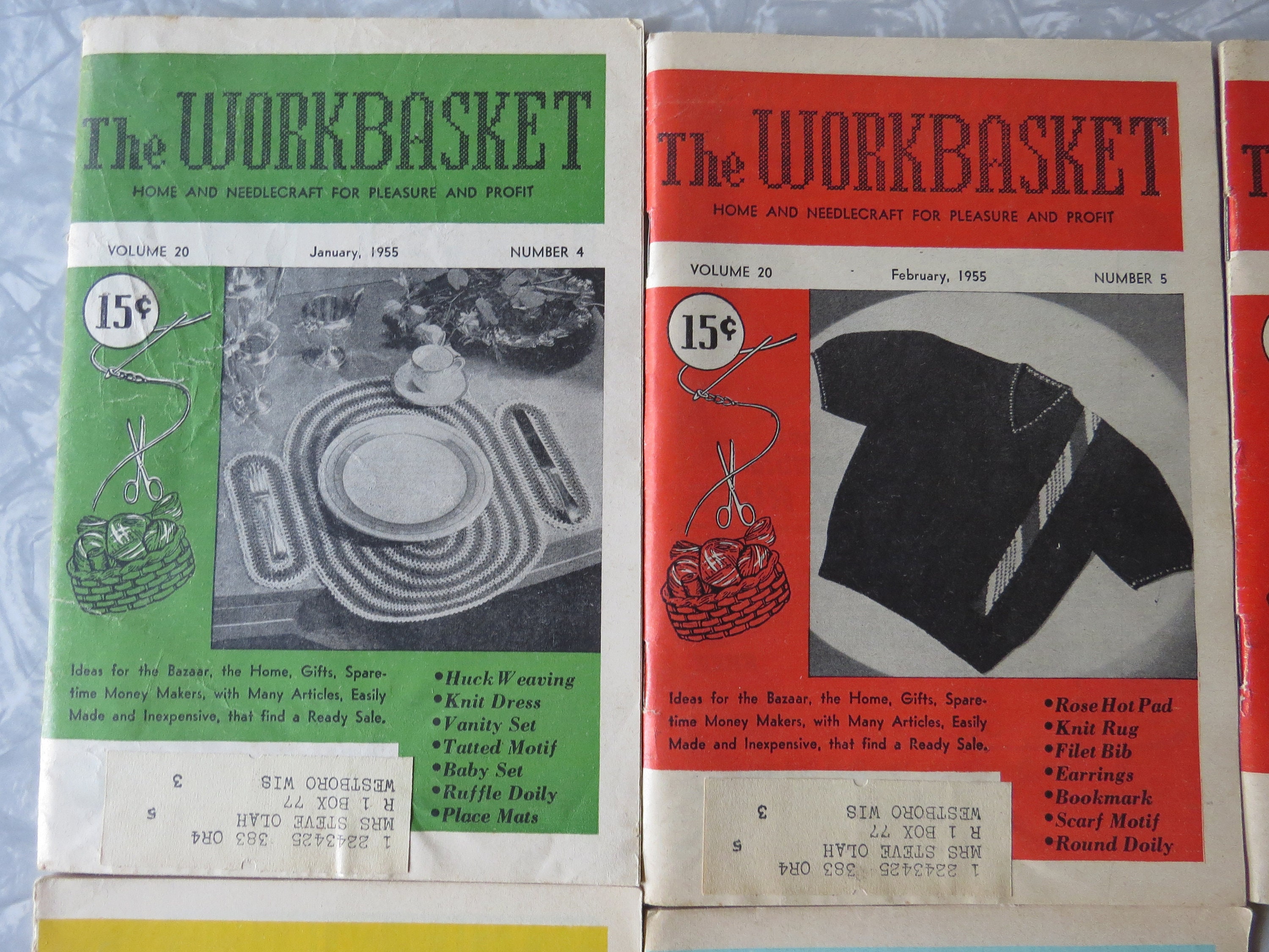 11 Vintage The WORKBASKET Magazines all from 1955 Home & Etsy