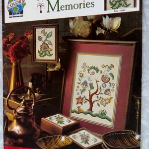 WILLIAMSBURG MEMORIES True Colors Charted Counted Cross Stitch Book BCL_10162 Designed by Gary D Hanner 1992 Flower Pineapple Tree Pictures