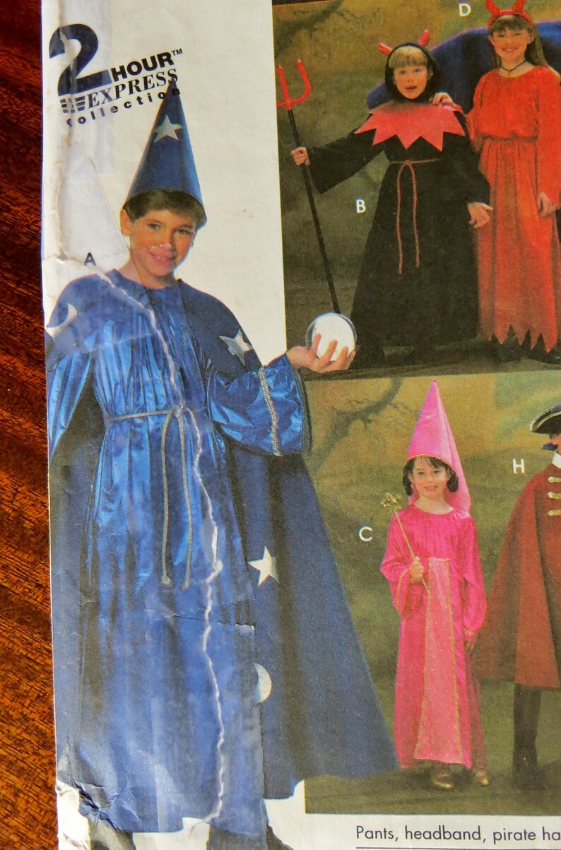 Simplicity Costume 9703 Wizard Pirate Devil Clown Fairy Princess Ninja ...