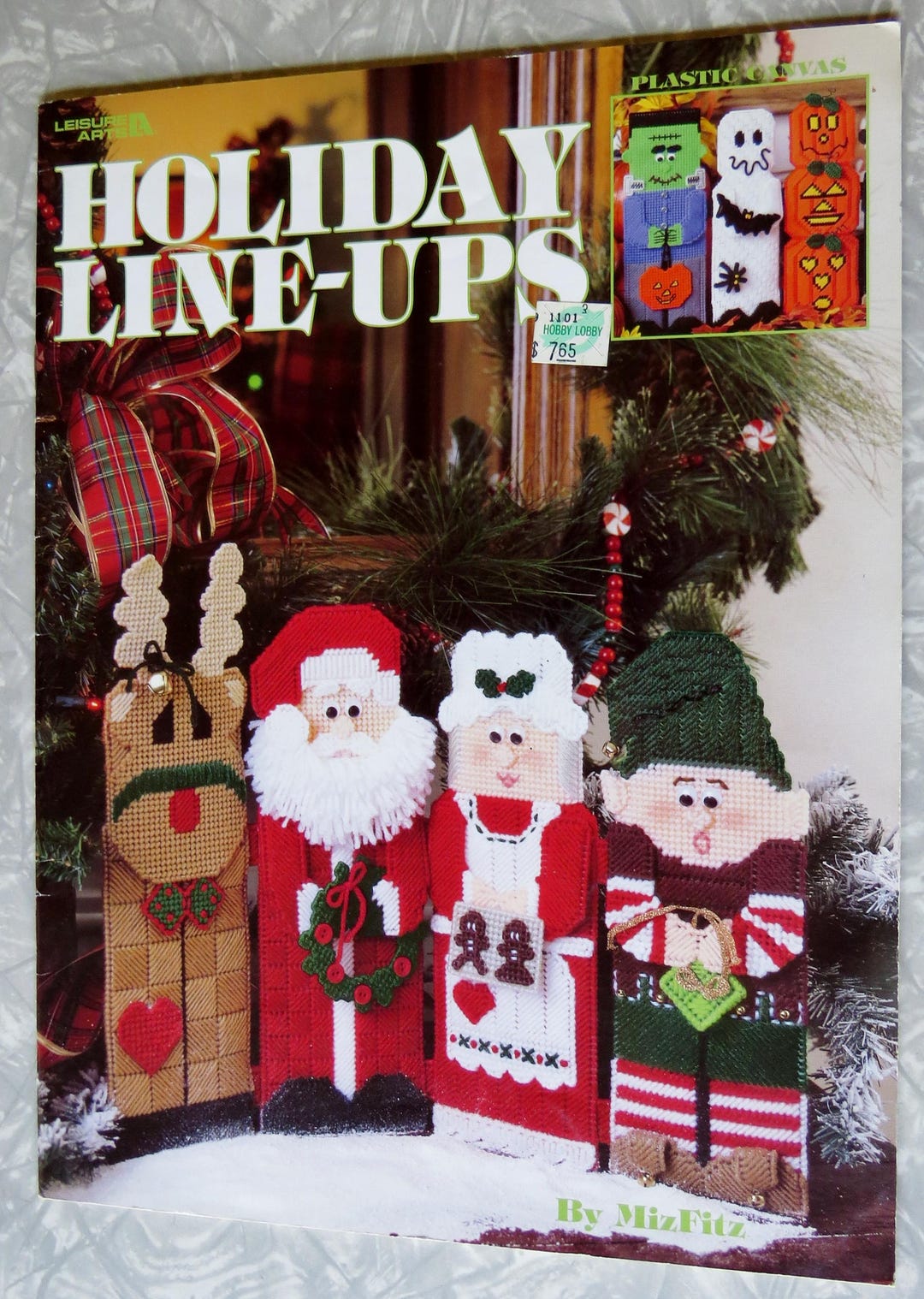 HOLIDAY LINE-UPS Plastic Canvas 2000 Leisure Arts Leaflet #1915 ...