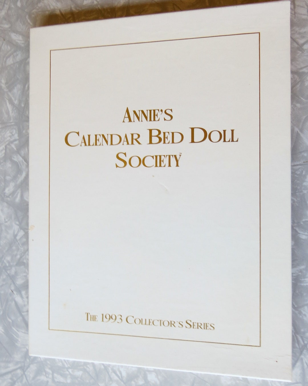 Annie s Calendar Bed Doll Society 1993 Collector s Series Complete