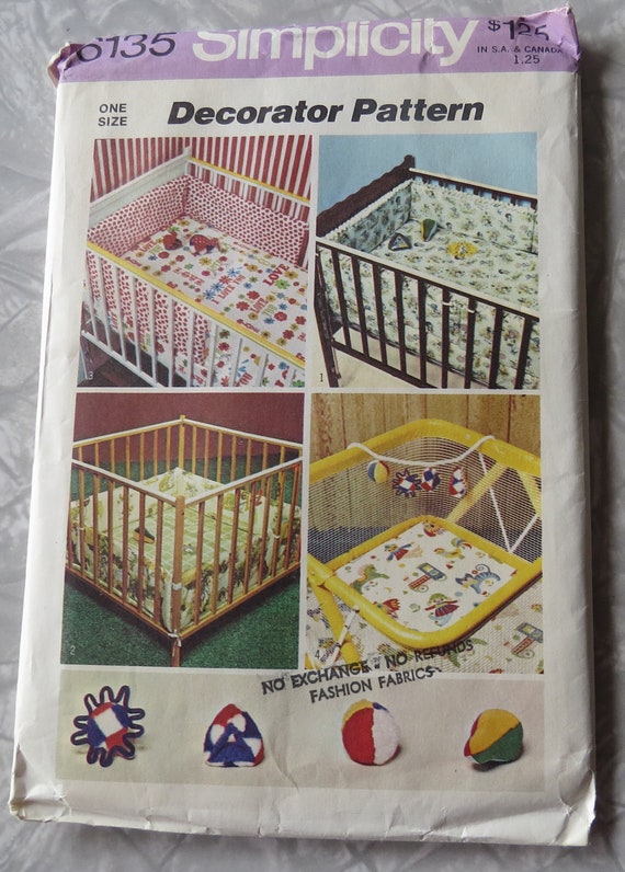 simplicity crib sheet pattern